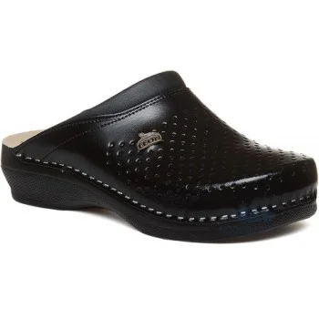 LEON MUŠKE KLOMPE PU100 CRNE