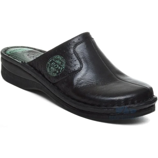 LEON ŽENSKE KLOMPE 360 CRNE