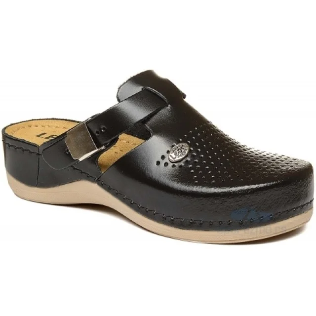 LEON ŽENSKE KLOMPE 900 CRNE