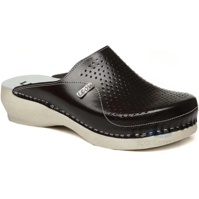 LEON ŽENSKE KLOMPE PU115 BRAON