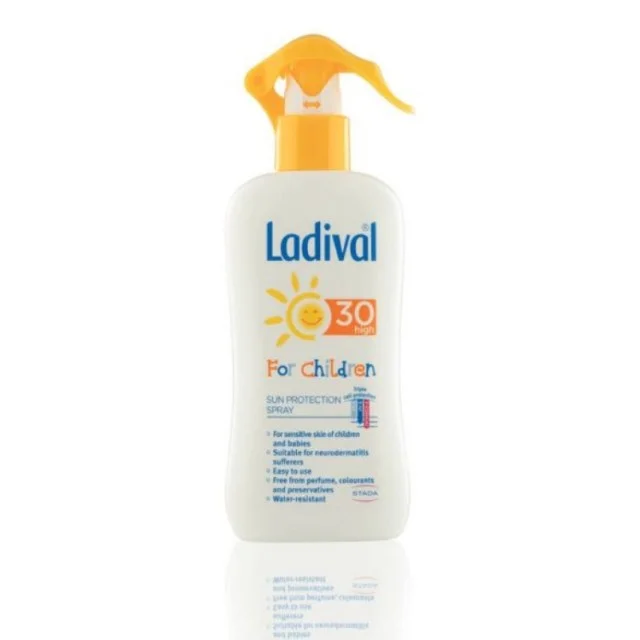 LADIVAL SPREJ ZA DECU SPF30 200ML - Online Apoteka LADIVAL SPREJ ZA DECU SPF30 200ML