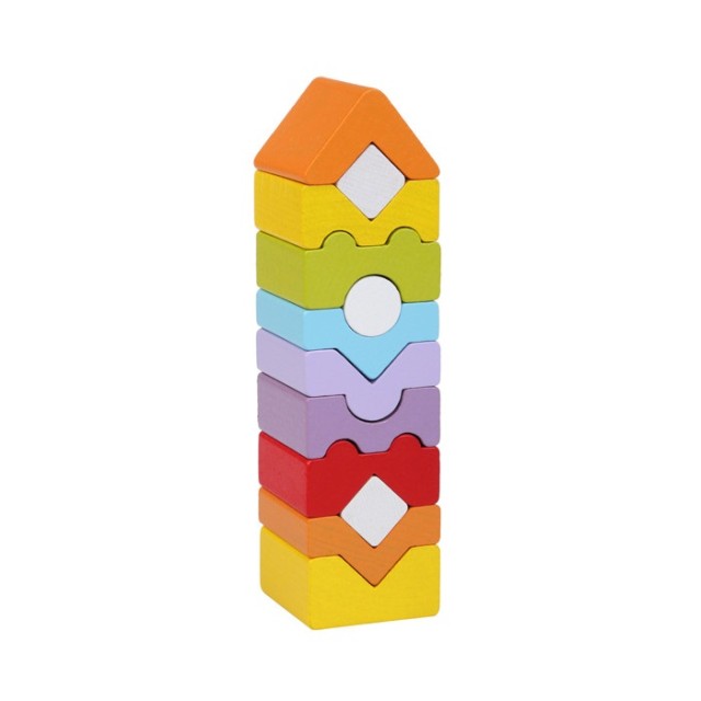 DRVENA KULA - 12 ELEMENATA CUBIKA - Online Apoteka DRVENA KULA - 12 ELEMENATA CUBIKA