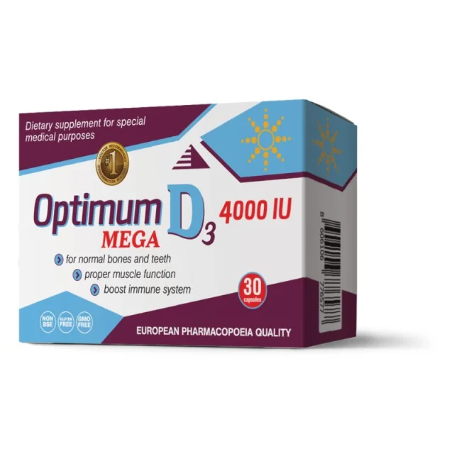OPTIMUM D3 4000 IU MEGA - Online Apoteka OPTIMUM D3 4000 IU MEGA