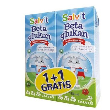SALVIT BETA GLUKAN SIRUP 150ML 1 + 1 GRATIS SALVIT BETA GLUKAN SIRUP 150ML 1 + 1 GRATIS