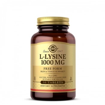SOLGAR L-LIZIN 1000MG TABLETE