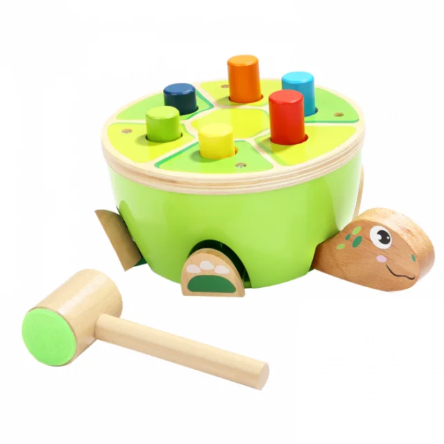 DRVENA KORNJAČA SA ČEKIĆEM TOP BRIGHT