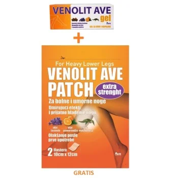 VENOLIT AVE GEL ZA VENE I KAPILARE + VENOLIT AVE PATCH GRATIS