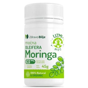 MOĆNA MORINGA OLEIFERA 90 KAPSULA 