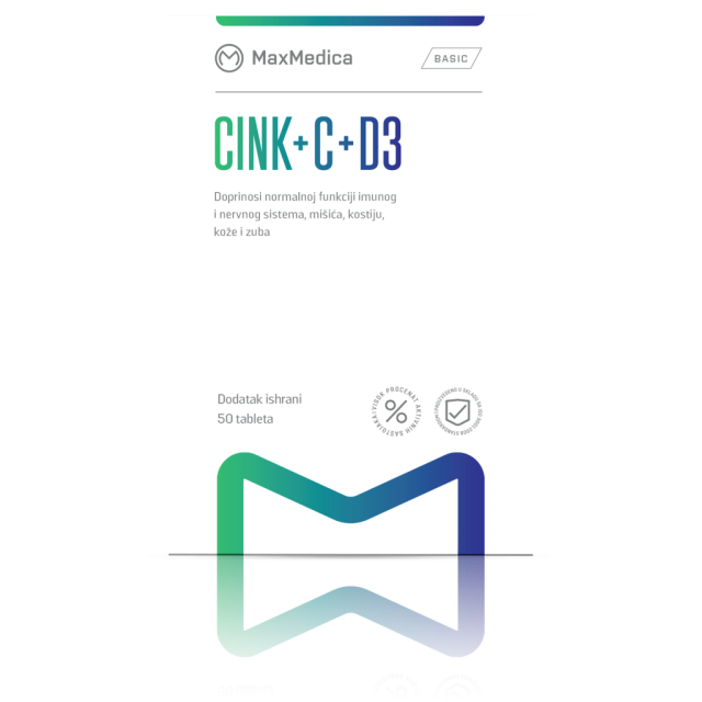 MAX MEDICA CINK+ C + D3 TABLETE
