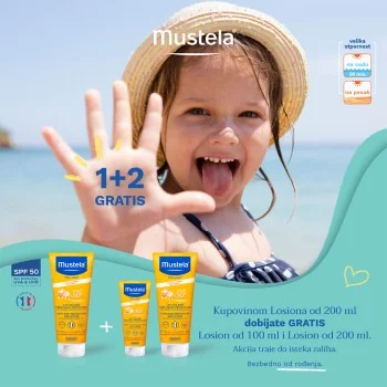 MUSTELA SUN 1+2 GRATIS MUSTELA SUN 1+2 GRATIS