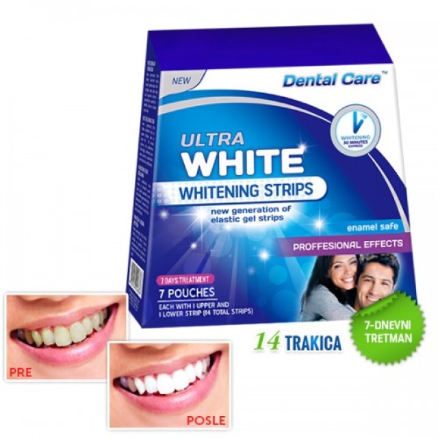 Medisana ULTRA WHITE Trake za izbeljivanje zuba - Online Apoteka Medisana ULTRA WHITE Trake za izbeljivanje zuba