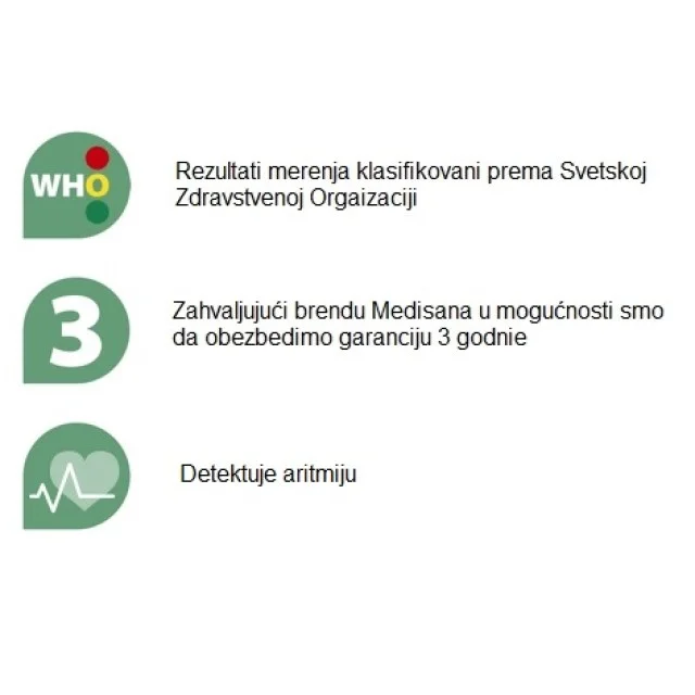 MERAČ KRVNOG PRITISKA ZA NADLAKTICU MEDISANA BU530 CONNECT