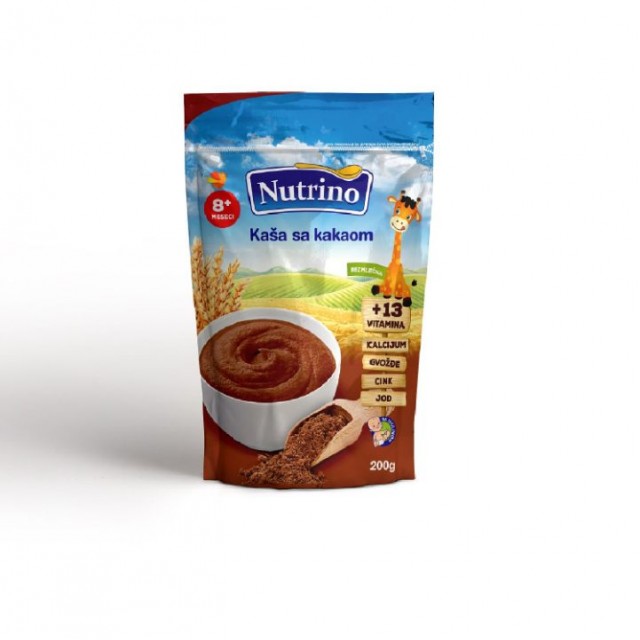 NUTRINO BEZMLEČNA KAŠA SA KAKAOM 200G - Online Apoteka NUTRINO BEZMLEČNA KAŠA SA KAKAOM 200G