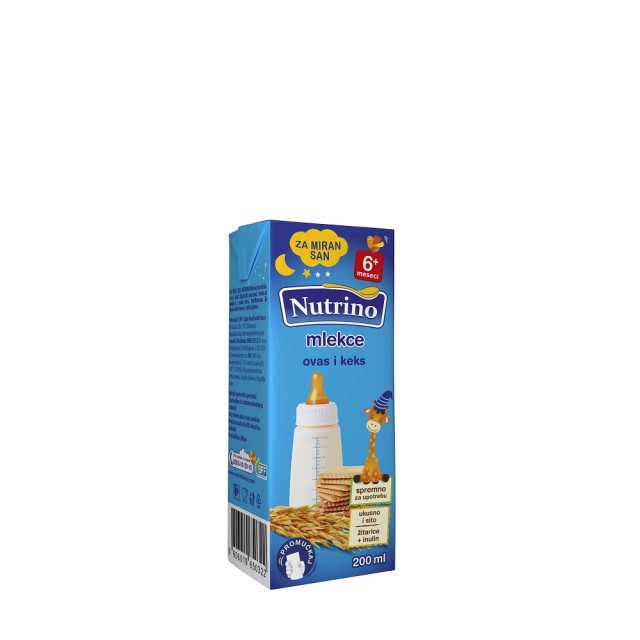 NUTRINO MLEKCE OVAS I KEKS 200ML - Online Apoteka NUTRINO MLEKCE OVAS I KEKS 200ML
