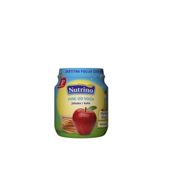 NUTRINO PIRE OD VOĆA JABUKA I KEKS 125G NUTRINO PIRE OD VOĆA JABUKA I KEKS 125G