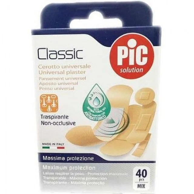 PIC CLASSIC MIX FLASTERI 40 KOMADA - Online Apoteka PIC CLASSIC MIX FLASTERI 40 KOMADA