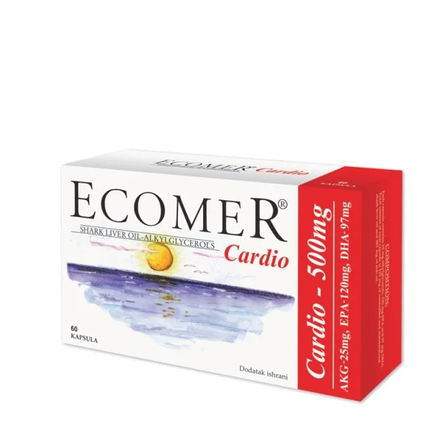 ECOMER CARDIO 60 KAPSULA - Online Apoteka ECOMER CARDIO 60 KAPSULA