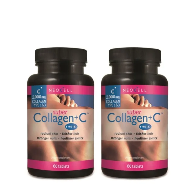 SUPER COLLAGEN + C VITAMIN TABLETE DUO PACK