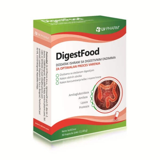 LV PHARM DIGEST FOOD - Online Apoteka LV PHARM DIGEST FOOD