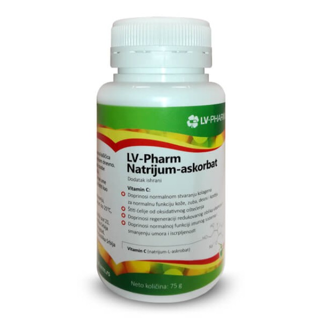 LV PHARM NATRUJUM ASKORBAT PRAH - Online Apoteka LV PHARM NATRUJUM ASKORBAT PRAH