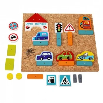 CUBIKA DRVENA RAZVOJNA IGRAČKA SAOBRAĆAJ