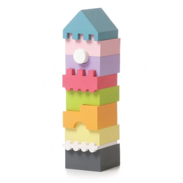 CUBIKA DRVENA KULA (10 elemenata) - Online Apoteka CUBIKA DRVENA KULA (10 elemenata)