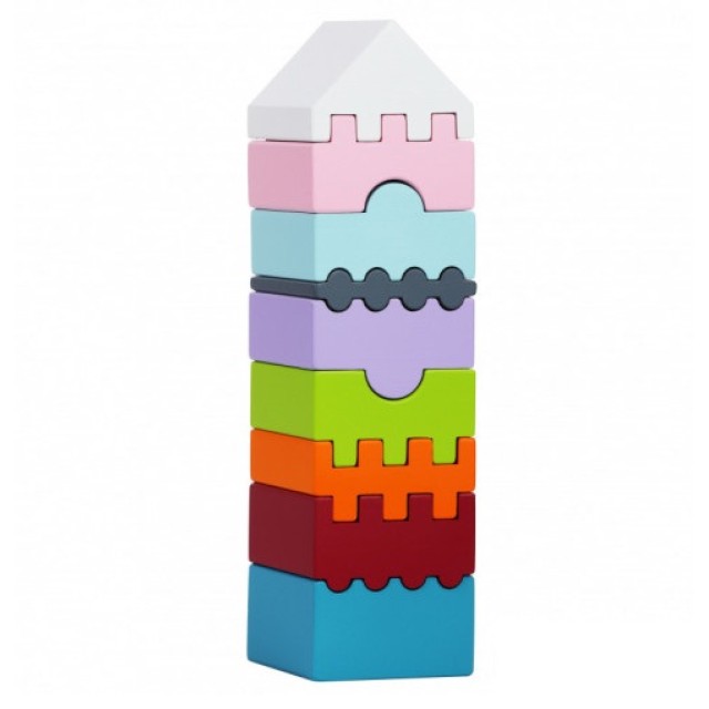 CUBIKA DRVENA KULA (9 elemenata) - Online Apoteka CUBIKA DRVENA KULA (9 elemenata)