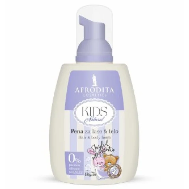 AFRODITA KIDS NATURAL PENA ZA KOSU I TELO