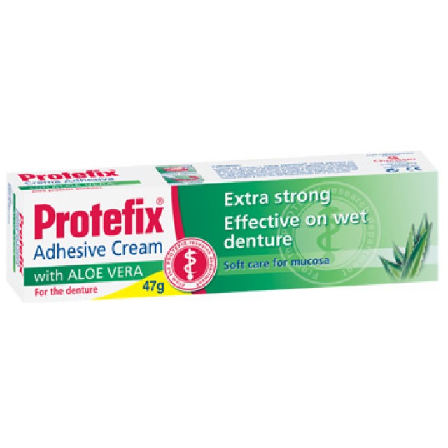 PROTEFIX ADHEZIVNA KREMA ALOE VERA - Online Apoteka PROTEFIX ADHEZIVNA KREMA ALOE VERA