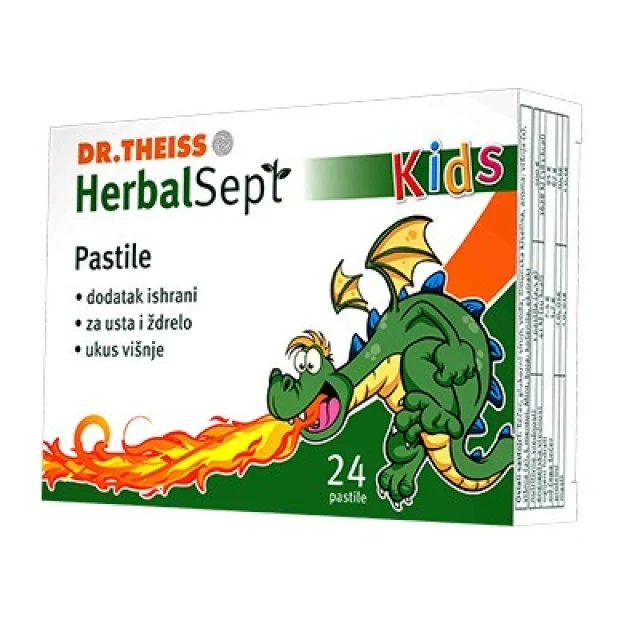 HERBALSEPT KIDS PASTILE - Online Apoteka HERBALSEPT KIDS PASTILE