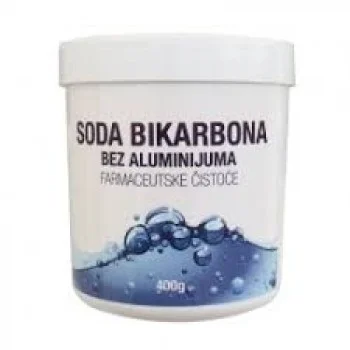 SODA BIKARBONA BEZ ALUMINIJUMA 400g SODA BIKARBONA BEZ ALUMINIJUMA 400g