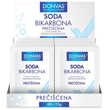 SODA BIKARBONA PREČIŠĆENA DONVAS KESICE SODA BIKARBONA PREČIŠĆENA DONVAS KESICE