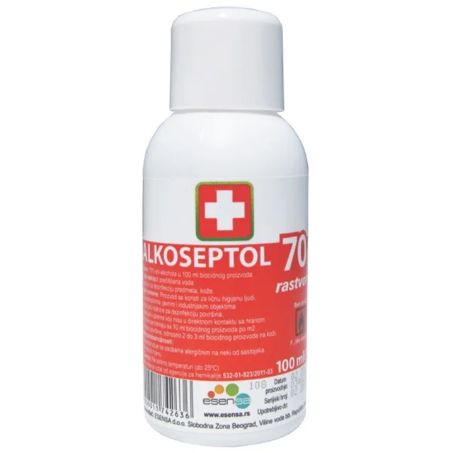 ALKOSEPTOL 70% RASTVOR - Online Apoteka ALKOSEPTOL 70% RASTVOR