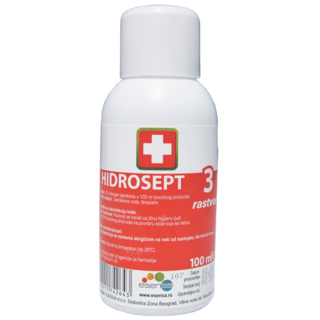 HIDROSEPT RASTVOR 3% - Online Apoteka HIDROSEPT RASTVOR 3%
