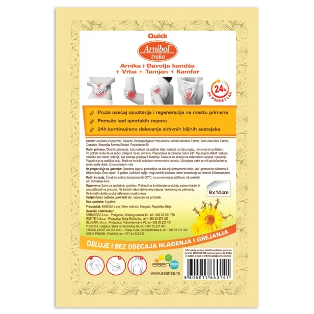 ARNIBOL FLASTER TRAKA - Online Apoteka ARNIBOL FLASTER TRAKA