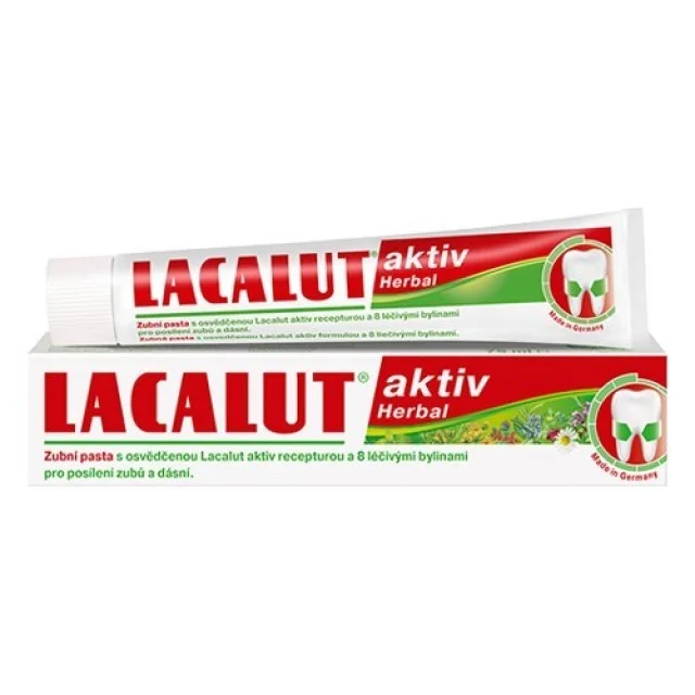 LACALUT AKTIV HERBAL PASTA ZA ZUBE - Online Apoteka LACALUT AKTIV HERBAL PASTA ZA ZUBE