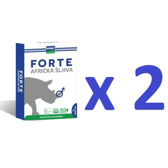 AFRIČKA ŠLJIVA FORTE DUO PACK - Online Apoteka AFRIČKA ŠLJIVA FORTE DUO PACK