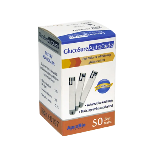 50 TEST TRAKA ZA GLUCOSURE AUTOCODE - Online Apoteka 50 TEST TRAKA ZA GLUCOSURE AUTOCODE