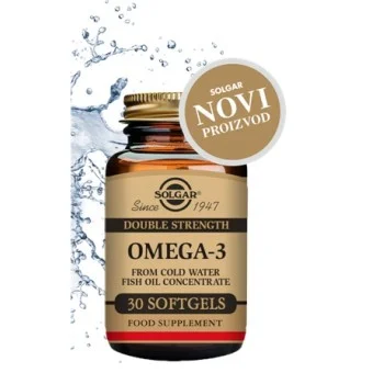 SOLGAR OMEGA 3 DOUBLE STRENGTH SOLGAR OMEGA 3 DOUBLE STRENGTH