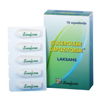 SINEFARM GLICEROLSKE SUPOZITORIJE SINEFARM GLICEROLSKE SUPOZITORIJE