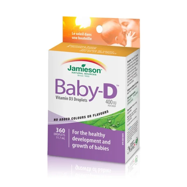 JAMIESON BABY-D 400IU - Online Apoteka JAMIESON BABY-D 400IU