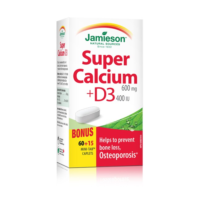 JAMIESON SUPER KALCIJUM SA VITAMINOM D3 - Online Apoteka JAMIESON SUPER KALCIJUM SA VITAMINOM D3