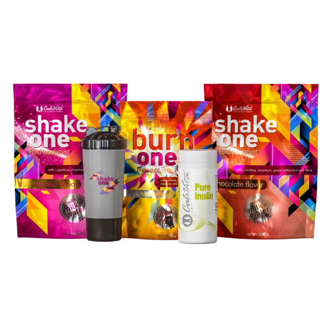 CALIVITA ONE DIET PACK PURE INULIN+BLACK SHAKER - Online Apoteka CALIVITA ONE DIET PACK PURE INULIN+BLACK SHAKER