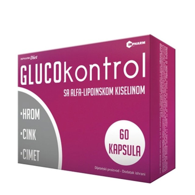 GLUCOKONTROL 60 KAPSULA - Online Apoteka GLUCOKONTROL 60 KAPSULA