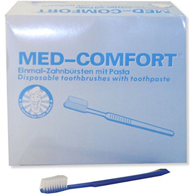 MED COMFORT - jednokratne četkice za zube sa pastom - Online Apoteka MED COMFORT - jednokratne četkice za zube sa pastom