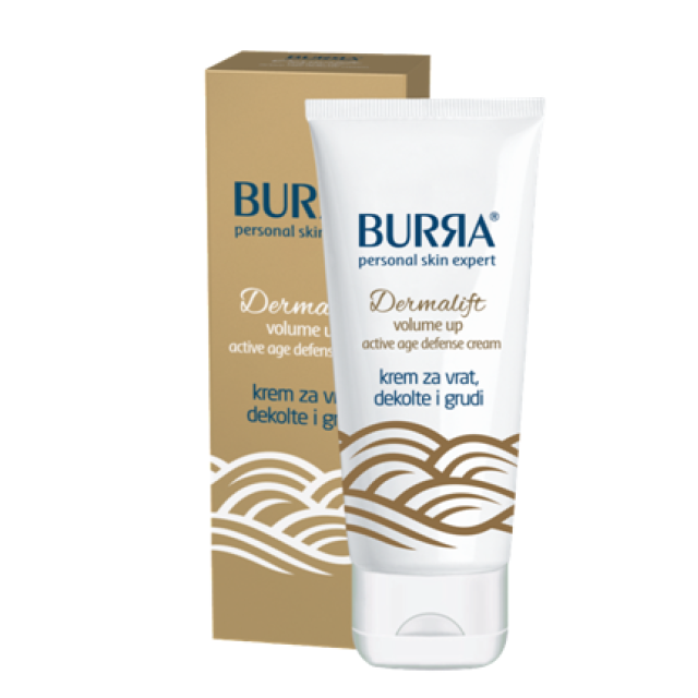 BURRA DERMALIFT VOLUME UP KREM ZA VRAT DEKOLTE I GRUDI 100ML - Online Apoteka BURRA DERMALIFT VOLUME UP KREM ZA VRAT DEKOLTE I GRUDI 100ML