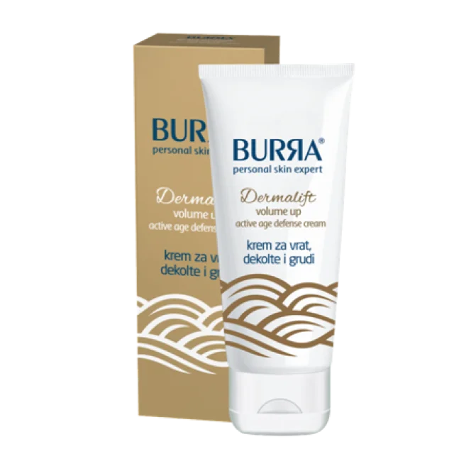 BURRA DERMALIFT VOLUME UP KREM ZA VRAT DEKOLTE I GRUDI 100ML - Online Apoteka BURRA DERMALIFT VOLUME UP KREM ZA VRAT DEKOLTE I GRUDI 100ML