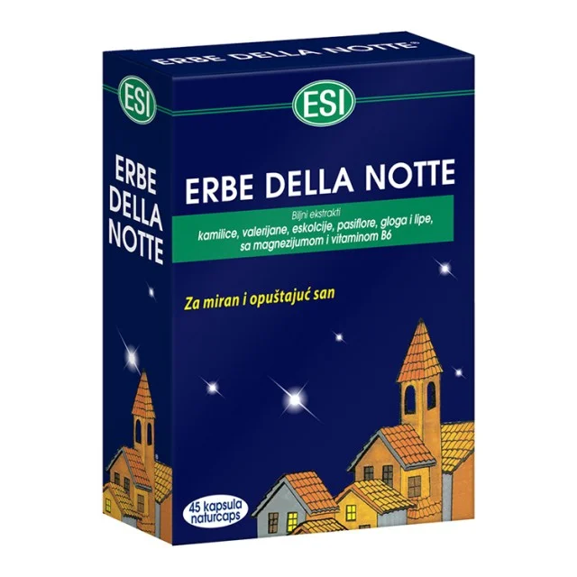 ERBE DELLA NOTTE KAPSULE - Online Apoteka ERBE DELLA NOTTE KAPSULE