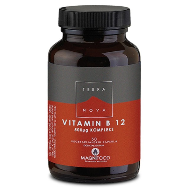 TERRANOVA B12 KAPSULE 500MCG - Online Apoteka TERRANOVA B12 KAPSULE 500MCG