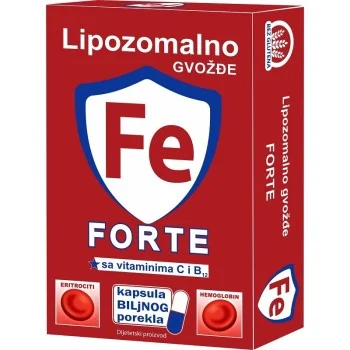 LIPOZOMALNO GVOŽĐE FORTE KAPSULE LIPOZOMALNO GVOŽĐE FORTE KAPSULE